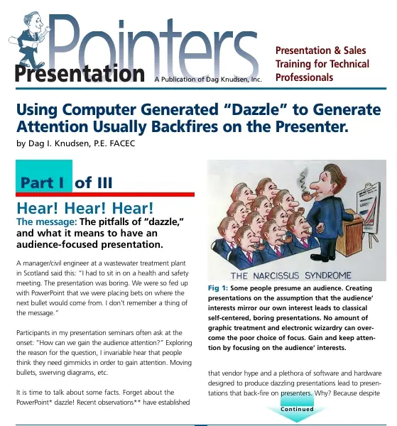 Presentation Pointers - Hear! Hear! Hear!