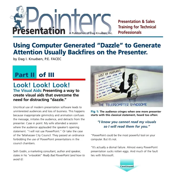 Presentation Pointers - Look! Look! Look!